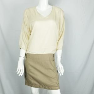 Stile Benetton Colorblock Dress Drop Waist Sz S